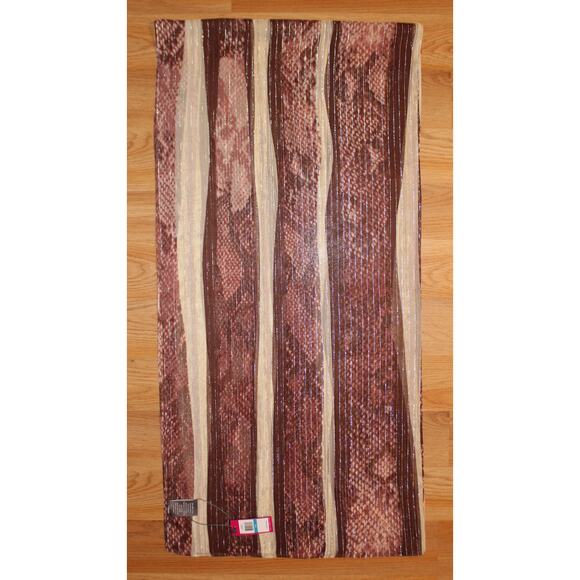 Vince Camuto Snakeskin Print 95% Silk 72" x 18" Oblong Scarf #VC2436 - Picture 2 of 2